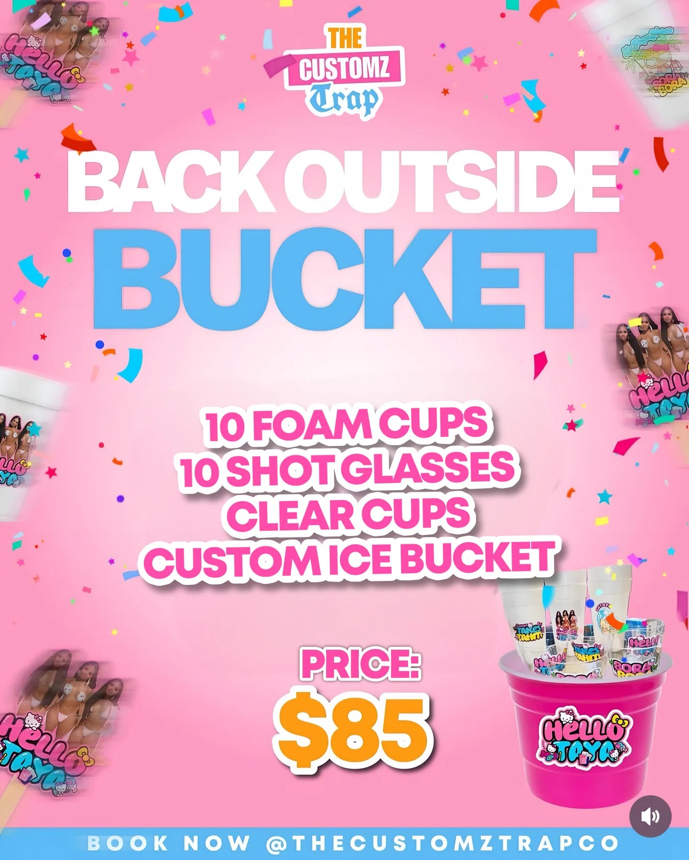 BACK OUTSIDE BUCKET
