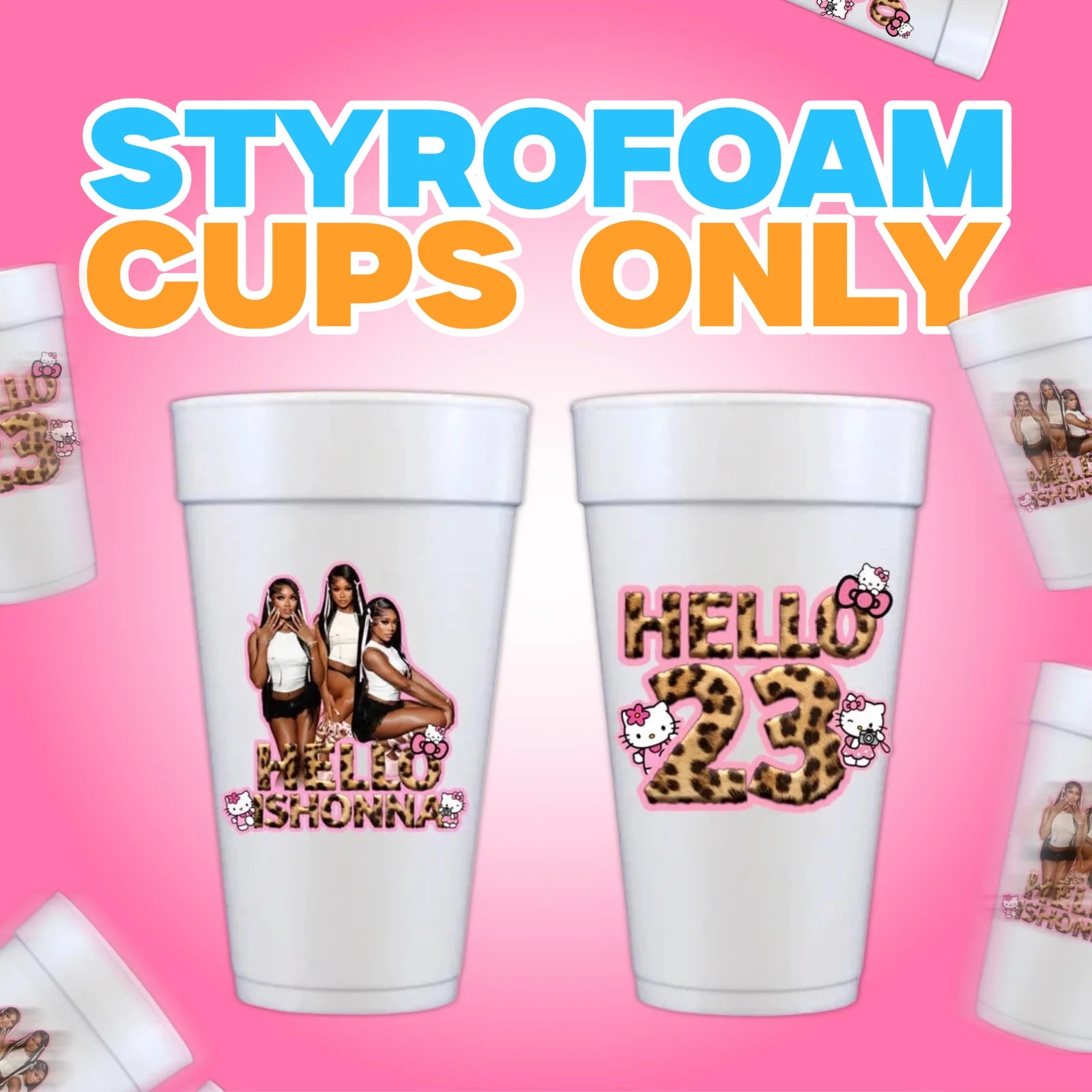 FOAM CUPS ONLY